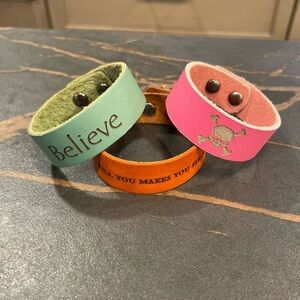 Dillon Rogers Leather Bracelets Set